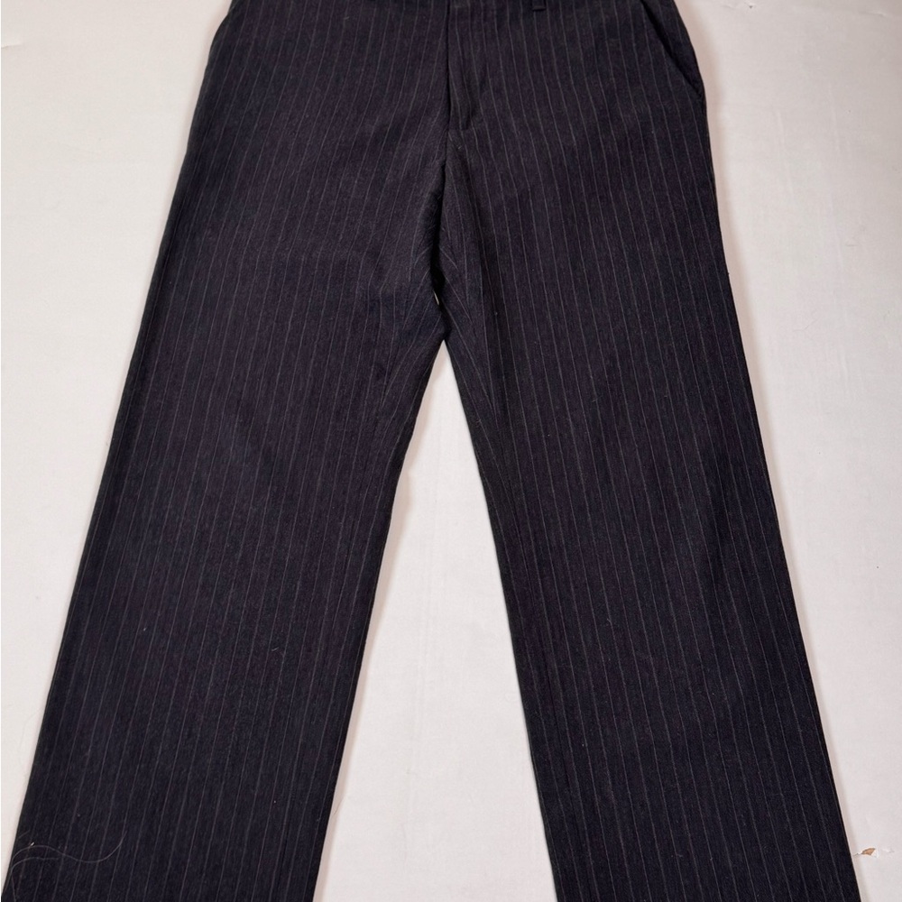 Banana Republic Men’s Gray Dress Pants with Pinstripe Texture 32x30